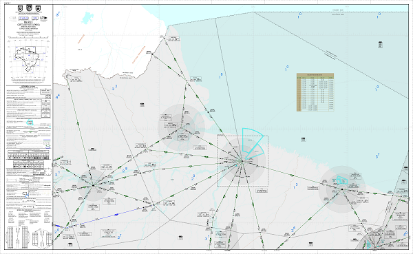  Enroute chart. 